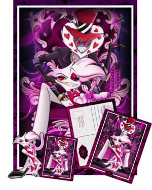 Zestaw Fanowksi Hazbin Hotel Angel Dust